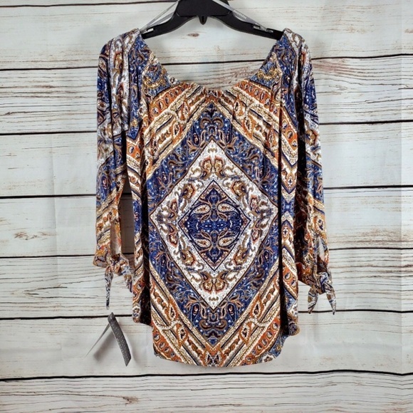 DANIEL RAINN Boho Maiella Off-Shoulder Top - Picture 8 of 12